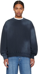 Solid Homme Navy Faded Sweatshirt