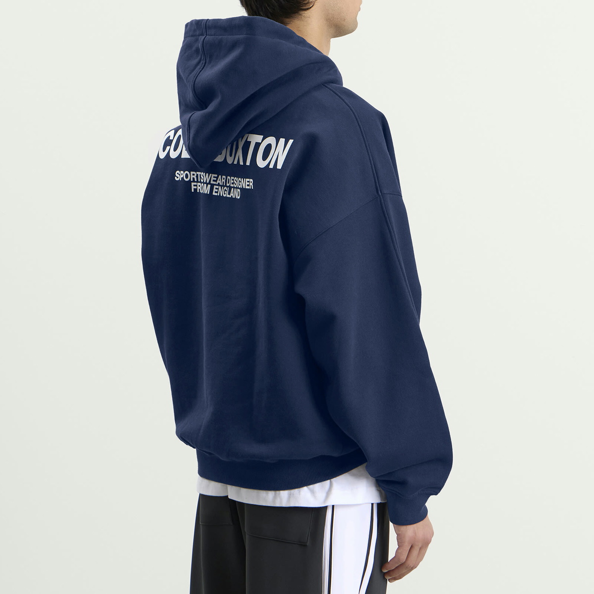 Cole Buxton Men's CB Sportswear Hoodie in Navy