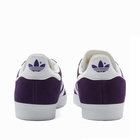 Adidas Men's Gazelle Sneakers in Rich Purple/White