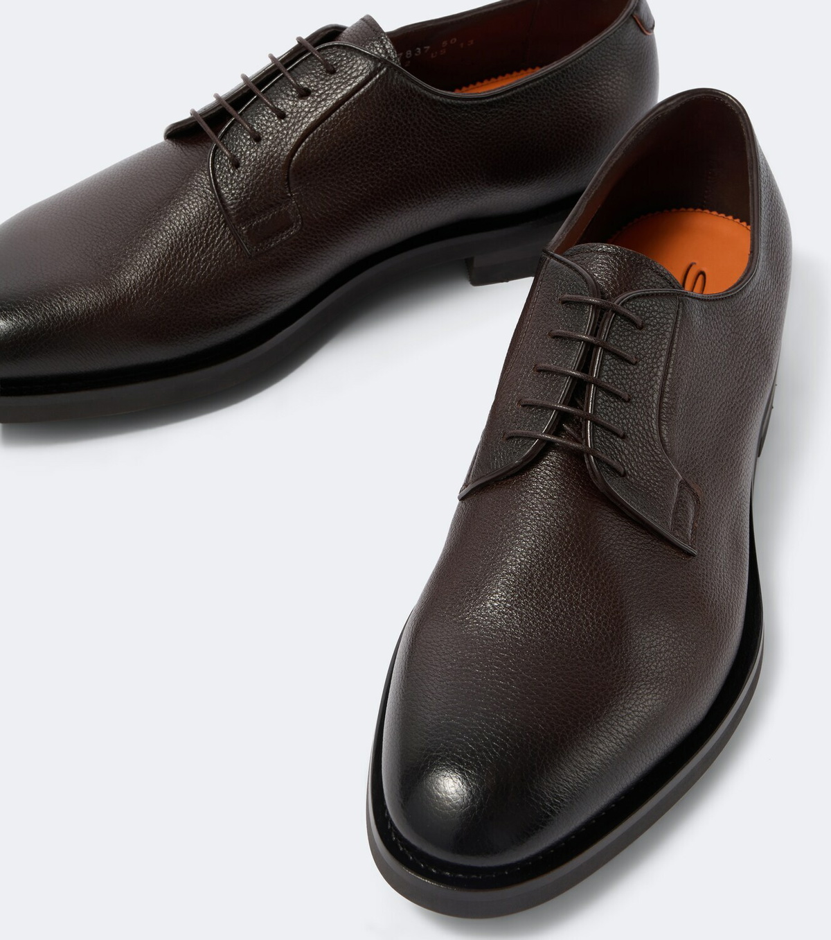 Santoni Ensley leather Derby shoes