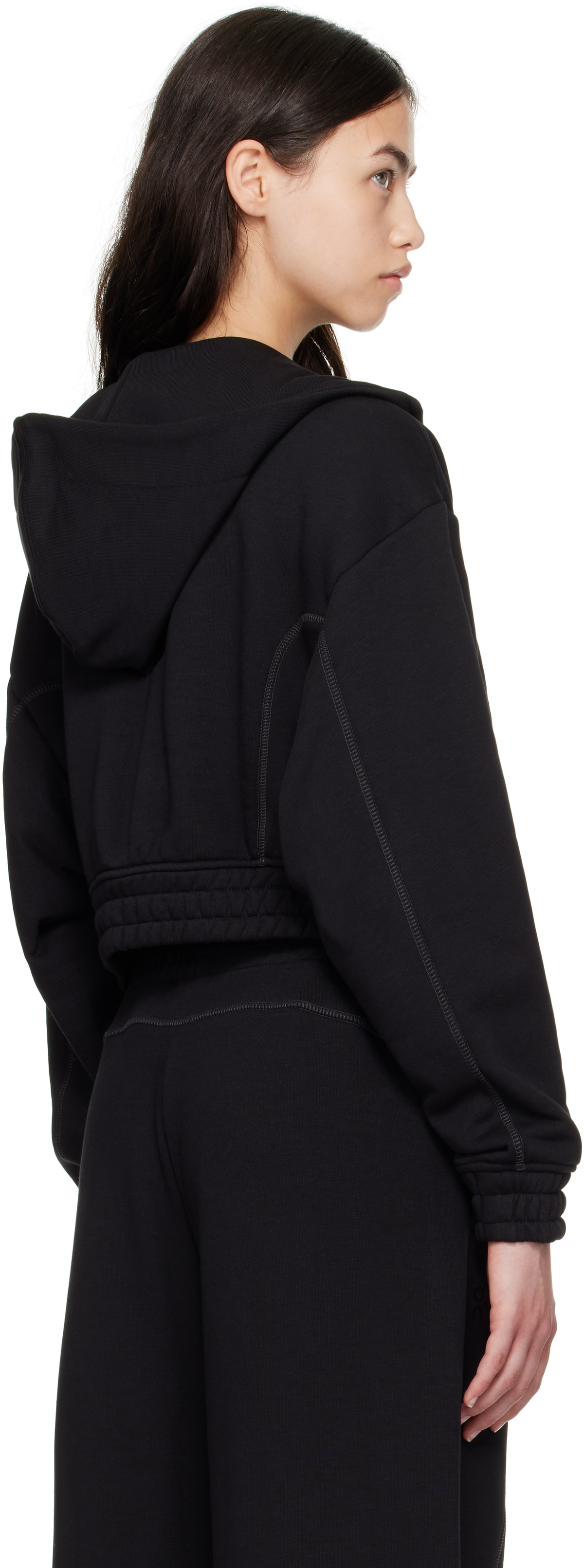 On Black FKA twigs Edition Club Cropped Hoodie