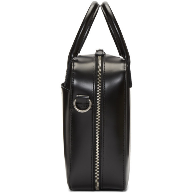 Junya Watanabe Black Steer Glass Leather Bag Junya Watanabe