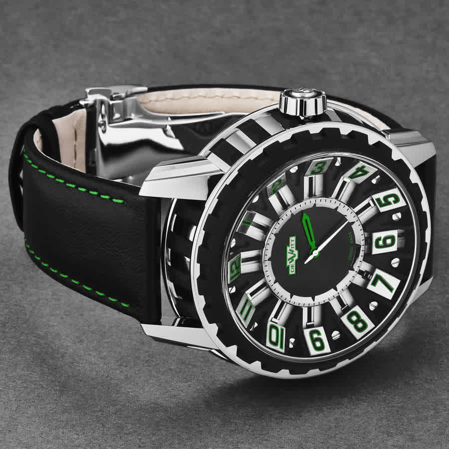 DeWitt Academia Automatic Black Dial Mens Watch AC.SLD.002 RPB