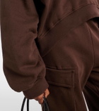 The Attico Logo cotton fleece sweatshirt