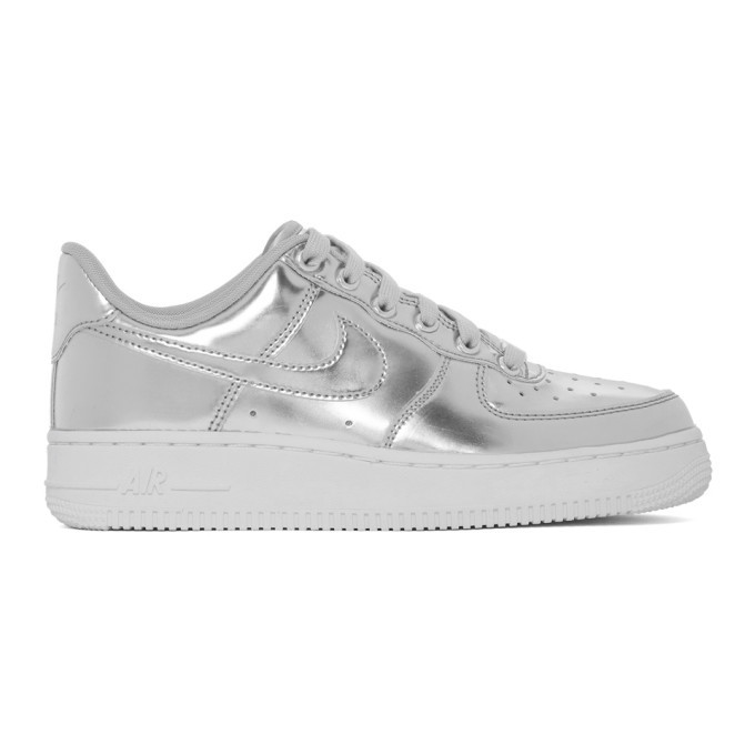 Nike Silver Air Force 1 SP Sneakers Nike