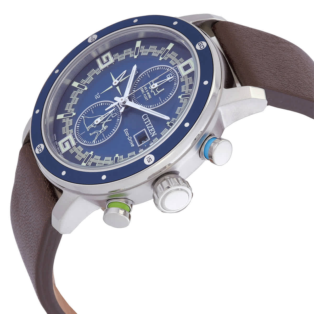 Citizen Luke Skywalker Chronograph Blue Dial Mens Watch CA0768-07W