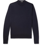 TOM FORD - Slim-Fit Merino Wool Sweater - Blue