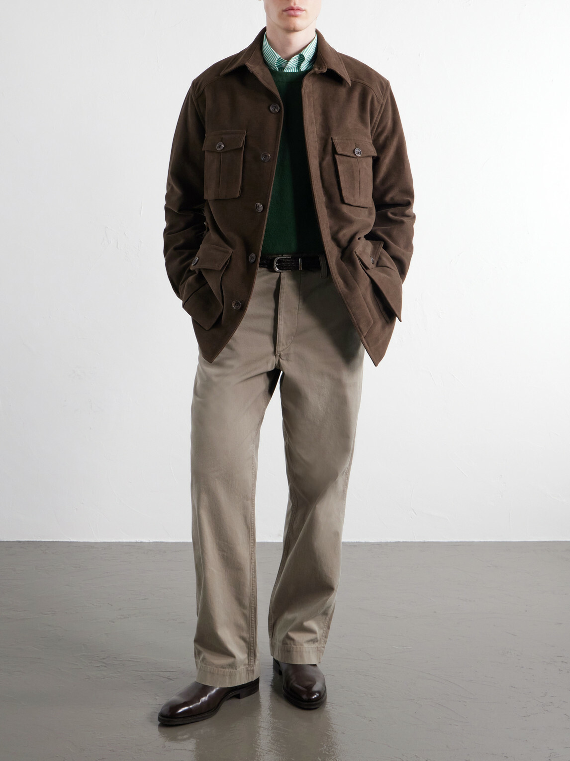 Anderson & Sheppard - Cotton-Corduroy Jacket - Brown