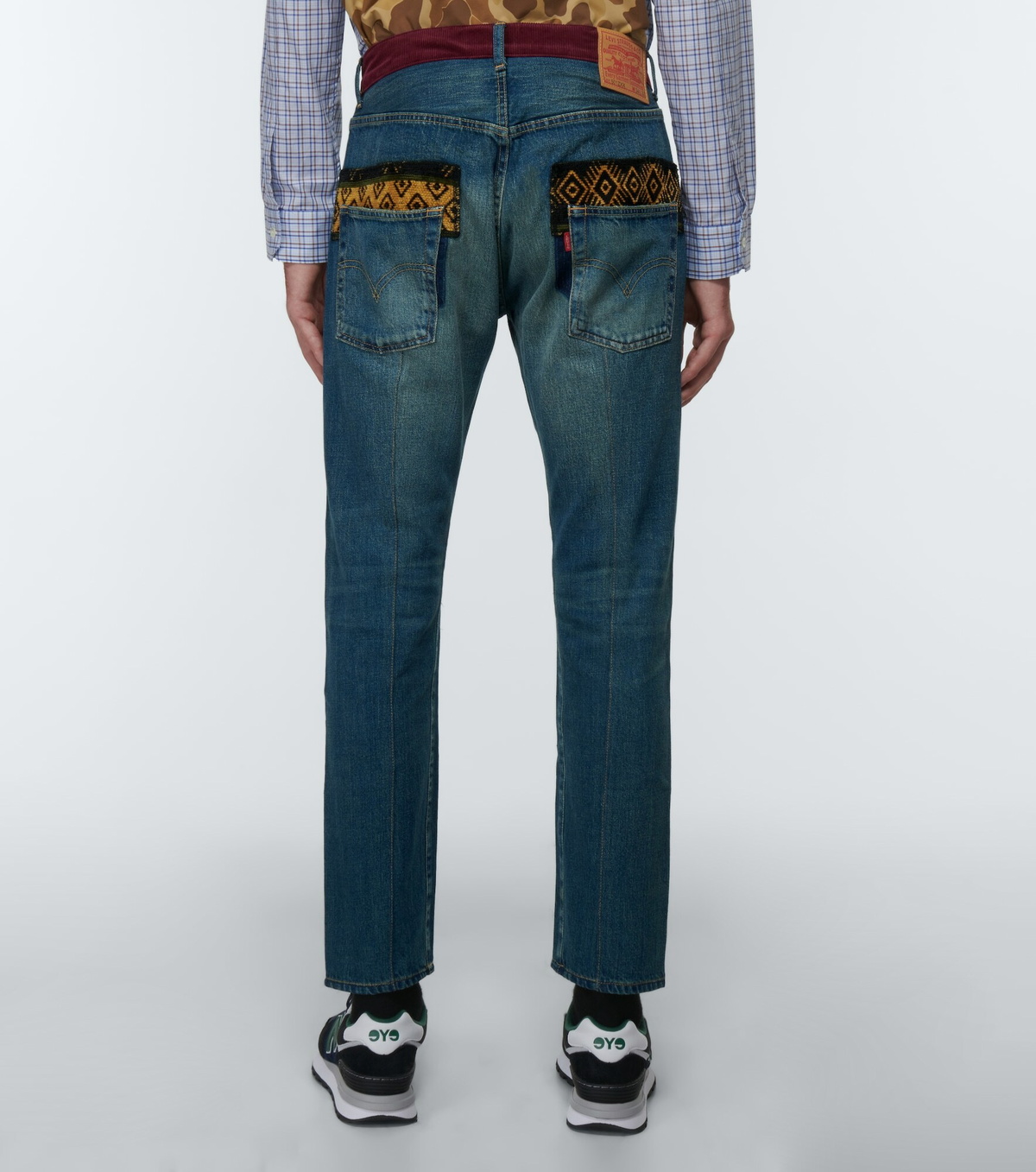 Junya Watanabe - Patchwork straight-leg jeans