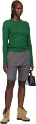 JW Anderson Gray Twisted Workwear Shorts
