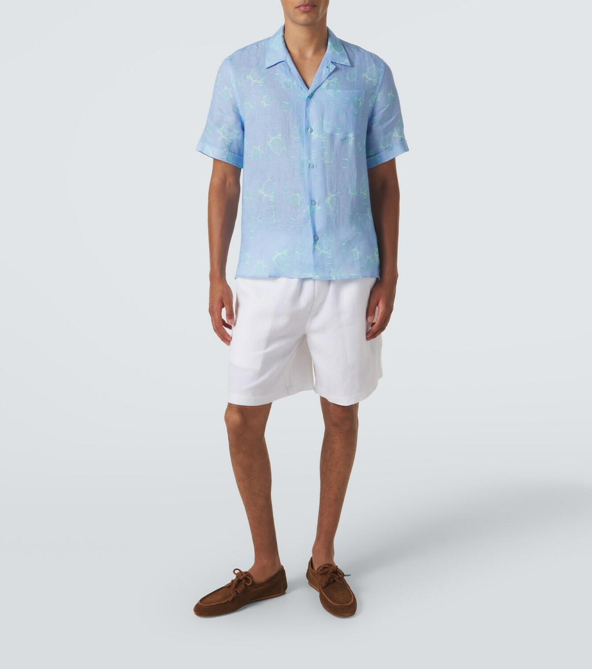 Vilebrequin Printed linen shirt