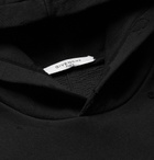 Givenchy - Oversized Distressed Logo-Print Cotton-Jersey Hoodie - Men - Black