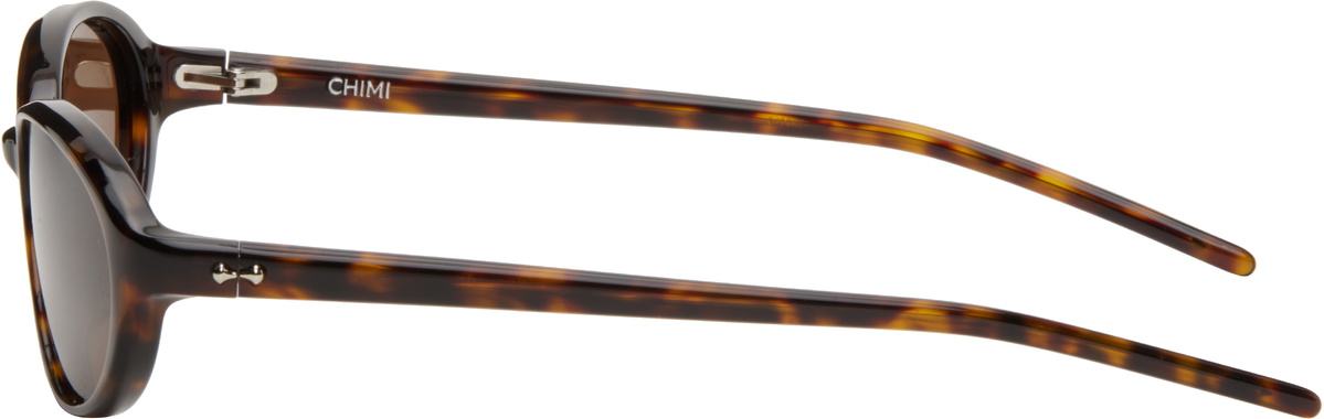 CHIMI Brown Elipse Sunglasses