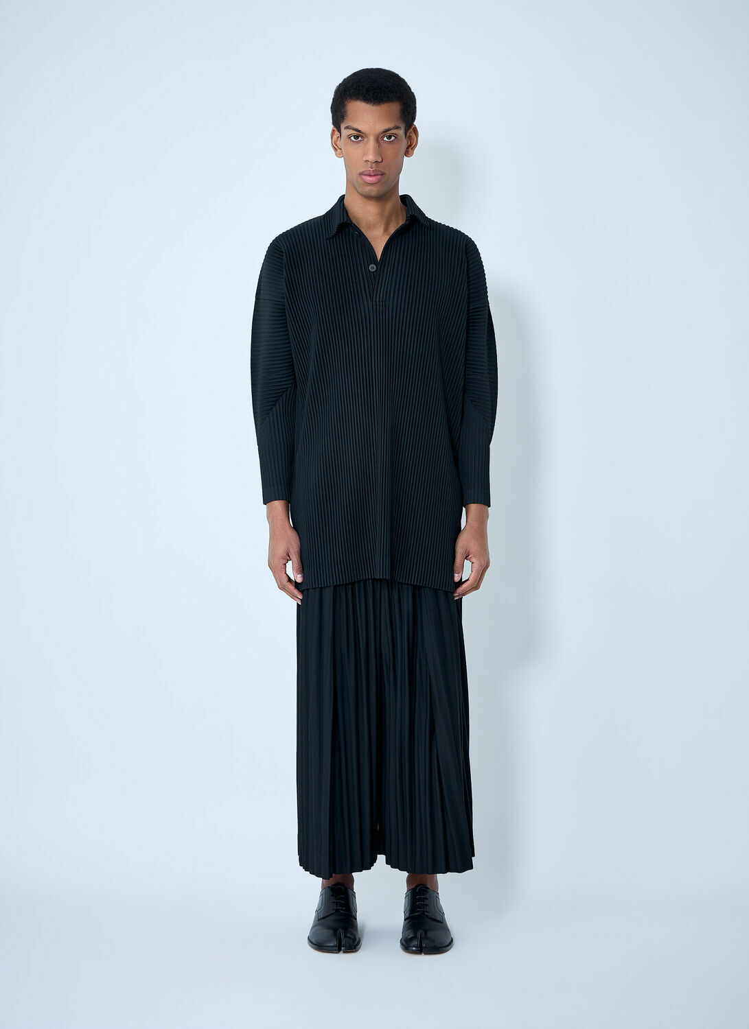 Homme Plissé Issey Miyake Pleated Polo Shirt