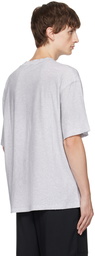 Acne Studios Gray Printed T-Shirt