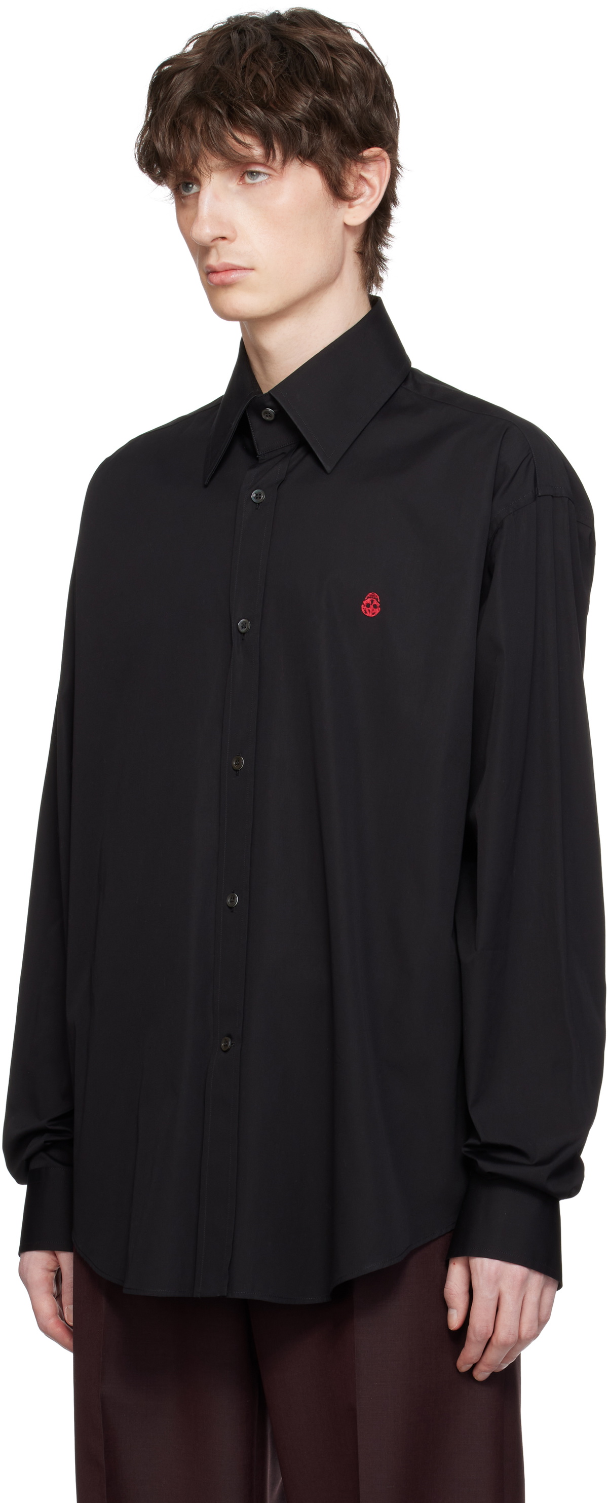 McQueen Black Skull Shirt