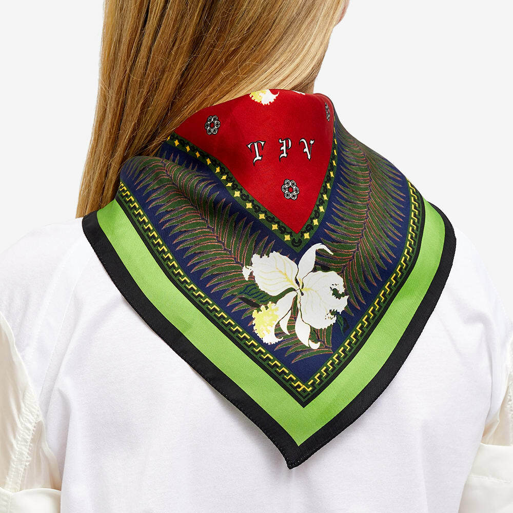 Toga Pulla Women's Print Scarf in Red Toga Pulla