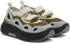 SUICOKE Blue & Khaki AKK-2 Sneakers