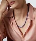 Mateo 14kt gold necklace with lapis