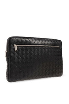 Bottega Veneta Intrecciato Zippered Laptop Case Bag