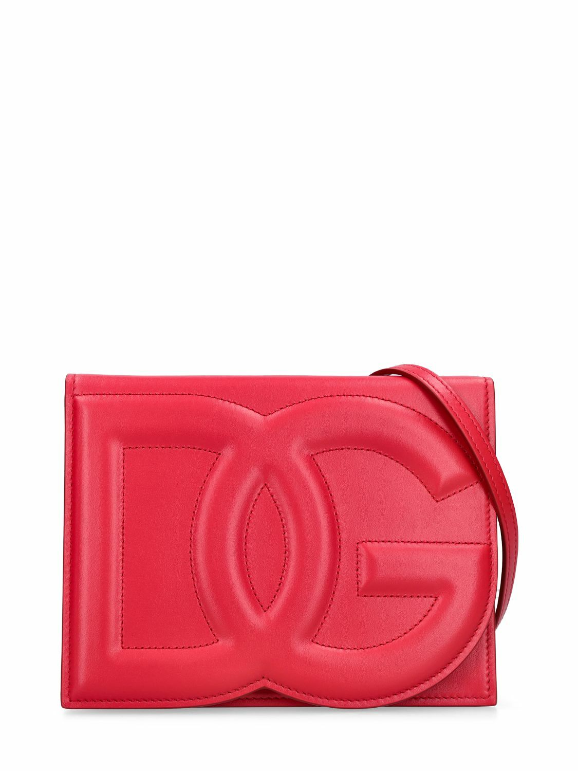 DOLCE & GABBANA - Logo Leather Shoulder Bag Dolce & Gabbana