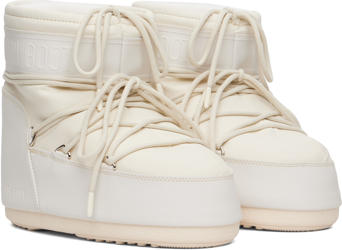 Moon Boot Off-White Icon Low Rubber Boots