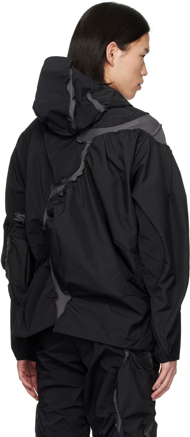 ジャケット・アウター POST ARCHIVE FACTION 6.0 nylon jacket POST ARCHIVE FACTION (PAF) Black 6.0 Technical Left Jacket