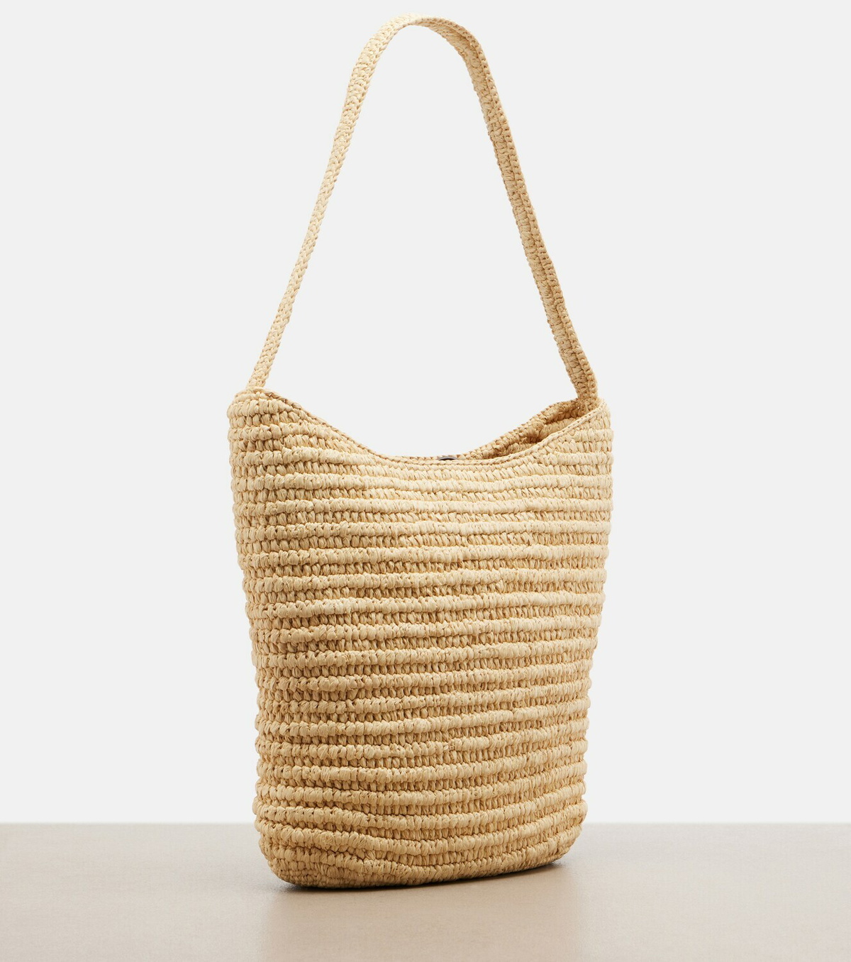 The Row Alma Medium raffia shoulder bag