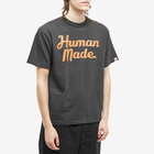 Human Made Men's Logo Tiger T-Shirt in Black