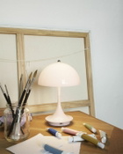 Louis Poulsen Panthella 160 Portable Pale Rose Acryl   Universal Plug Pink Lighting