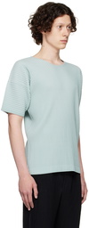 Homme Plissé Issey Miyake Green Polyester T-Shirt