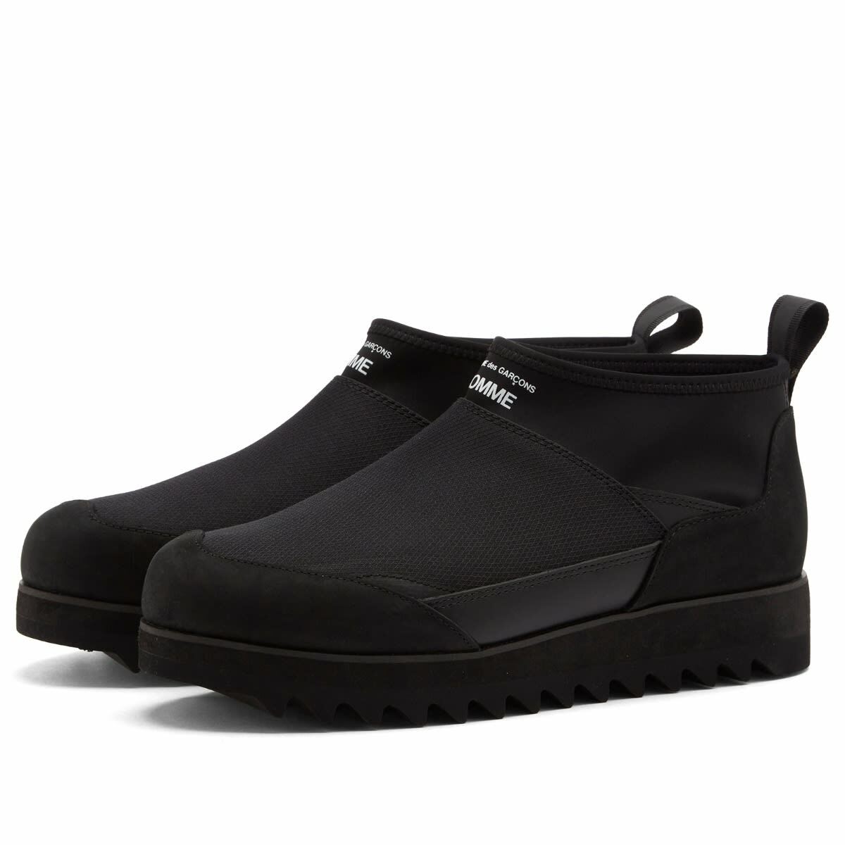 Comme des Garçons Homme Men's Cordura Slip On Boot in Black