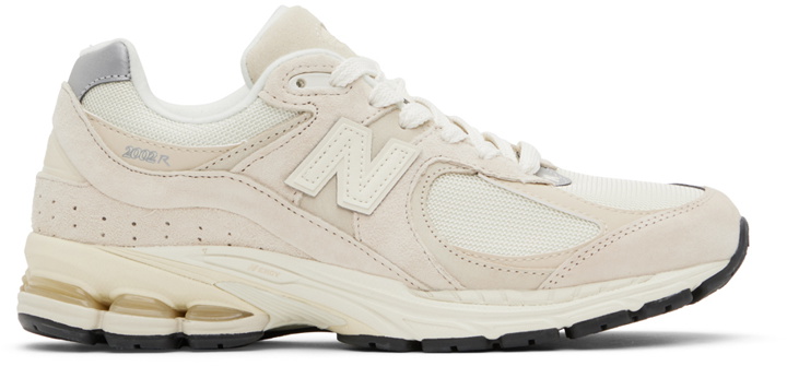 Photo: New Balance Taupe & Beige 2002R Sneakers