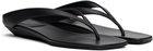 Loulou de Saison Black Coda Nappa Leather Sandals