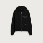Represent Men's Love And Kisses Zip Through Hoodie in Jet Black