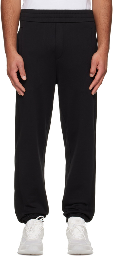 Photo: Moncler Black Cotton Sweatpants