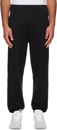 Moncler Black Cotton Sweatpants