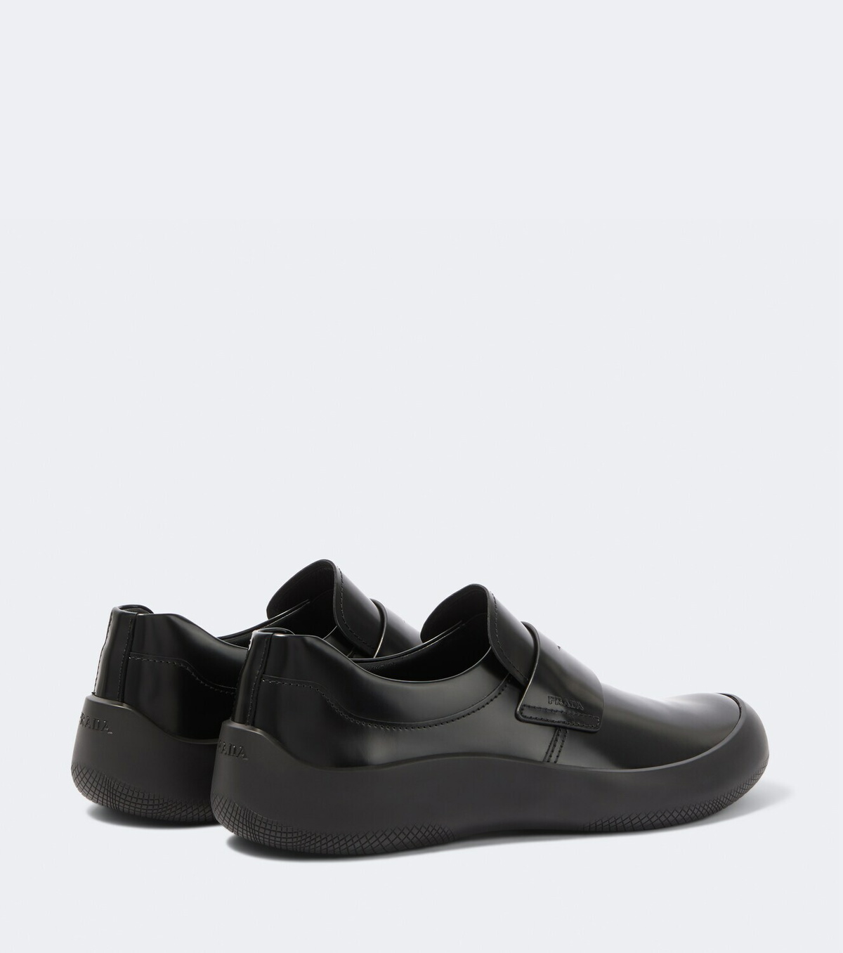 Prada Leather penny loafers