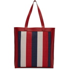 Gucci Tricolor Striped Tote