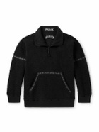 MANAAKI - Ari Fleece Half-Zip Sweatshirt - Black