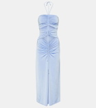 Jade Swim Kira ruched midi dress