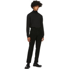 Z Zegna Black Wool Turtleneck