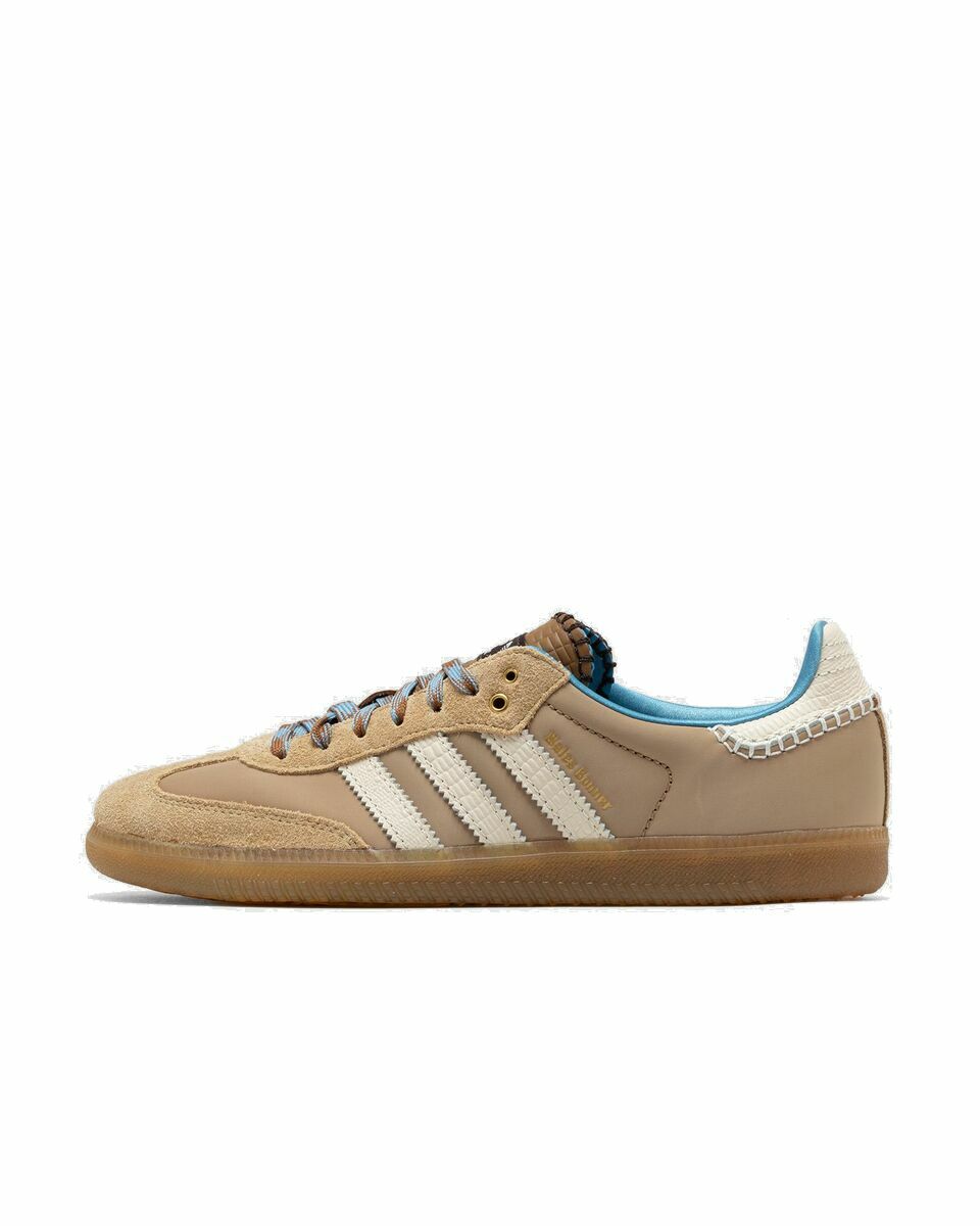 Photo: Adidas X Wales Bonner Nylon Samba Brown/Orange - Mens - Lowtop