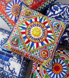 Dolce&Gabbana Casa - Small printed canvas cushion