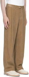 Carter Young Tan Allen Corduroy Trousers