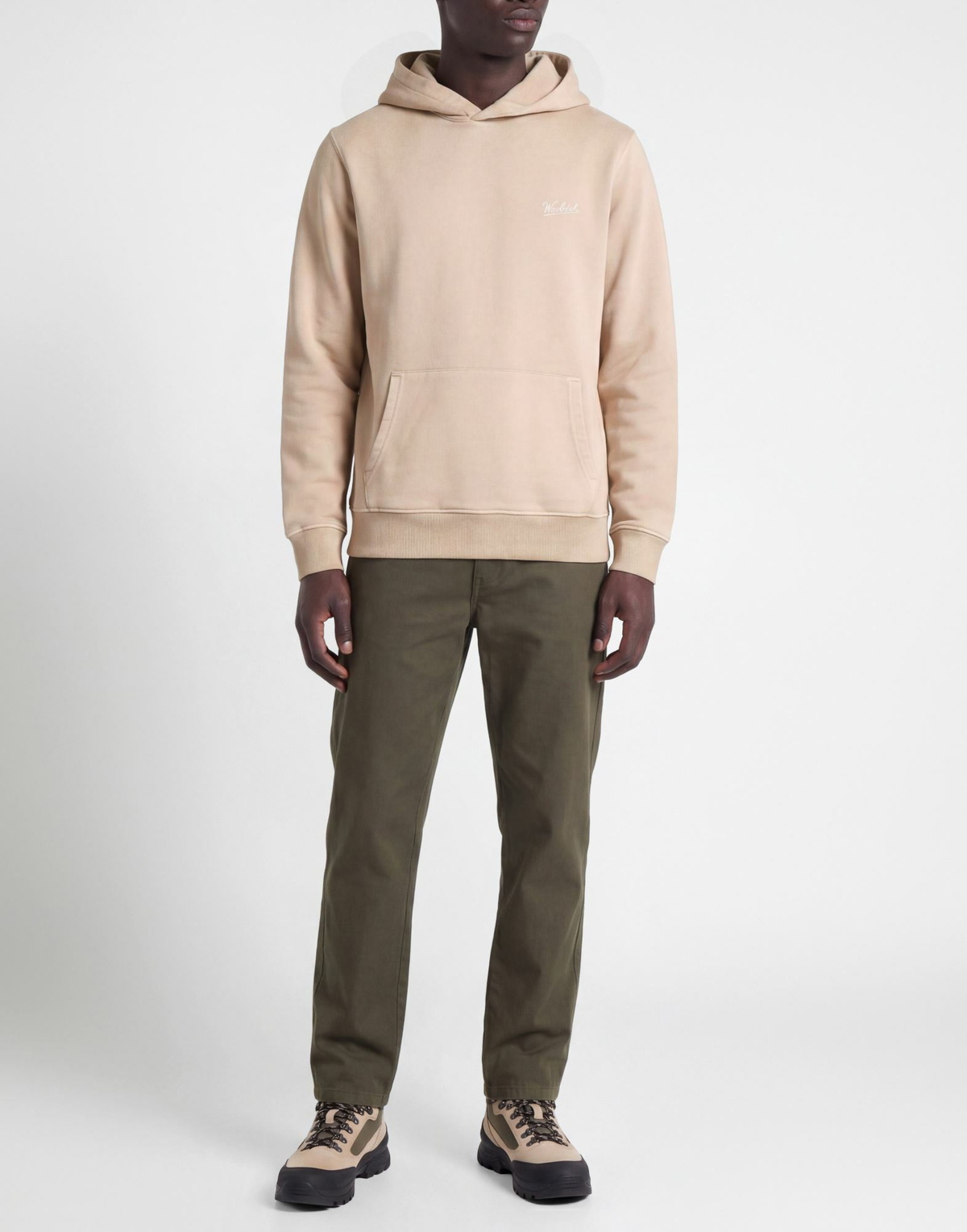 Woolrich Mens Sweatshirt in Beige