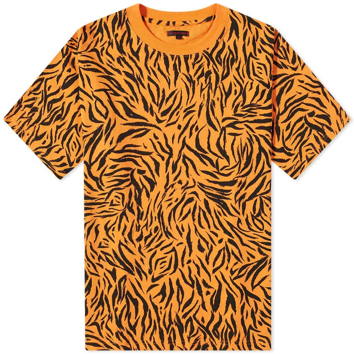 Photo: CLOT Tiger Stripe T-Shirt in Orange