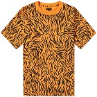 CLOT Tiger Stripe T-Shirt in Orange