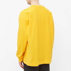 Homme Plissé Issey Miyake Men's Long Sleeve Release T-Shirt in Yellow