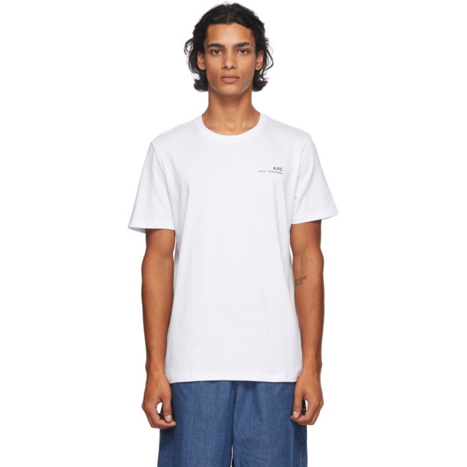 Photo: A.P.C. White Logo T-Shirt